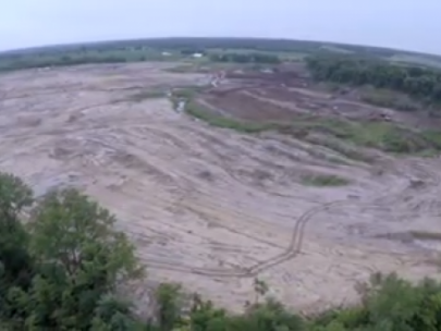 image of a coal mining operation in Iowa