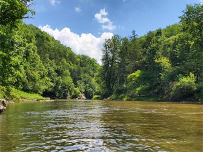 Volga River, one of Iowa's many waterways.