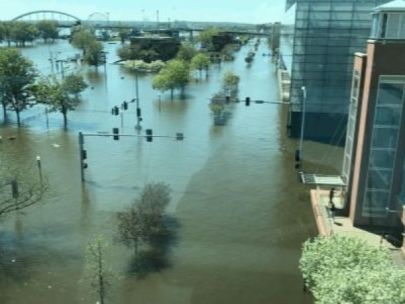 2019 Mississippi River flood of Davenport, Iowa