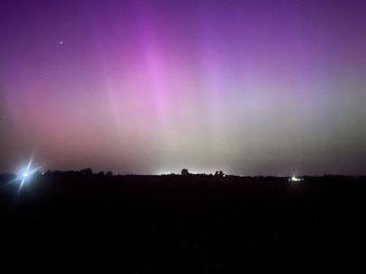 Northern lights visible in southern Iowa